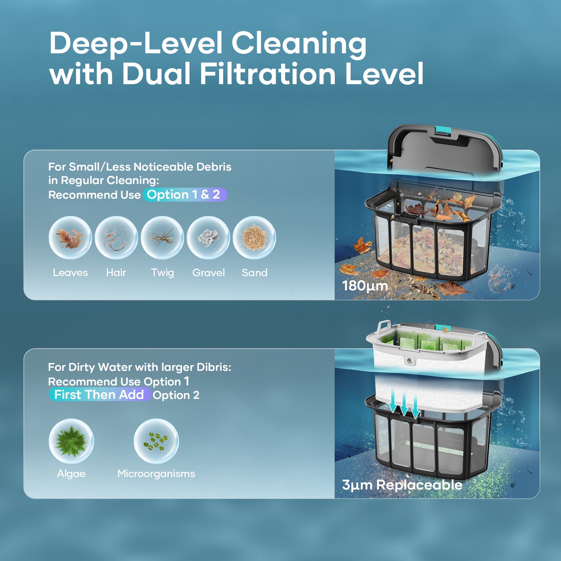 Aiper Scuba X1s Pro Cordless Robotic Pool Cleaner & HydroComm Pure Bundle (Coming Soon)