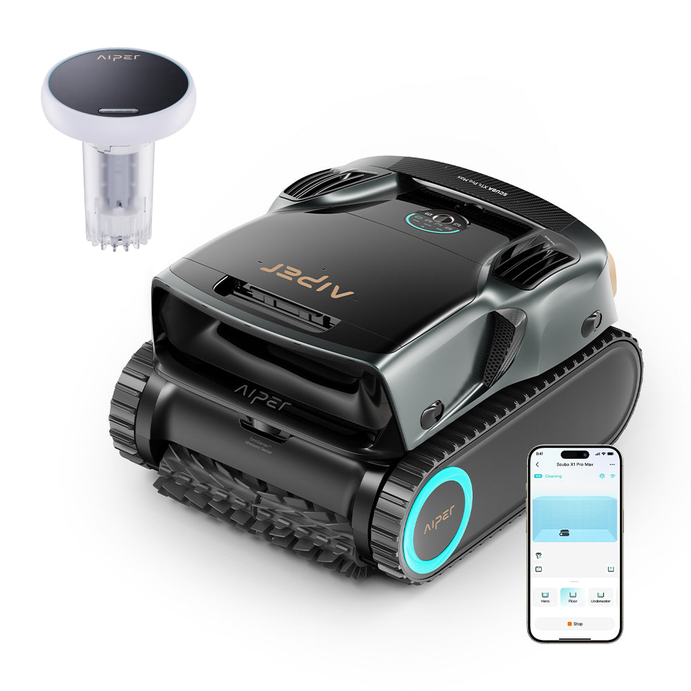 Aiper Scuba X1s Pro Max Cordless Robotic Pool Cleaner & HydroComm Pure Bundle (Coming Soon)
