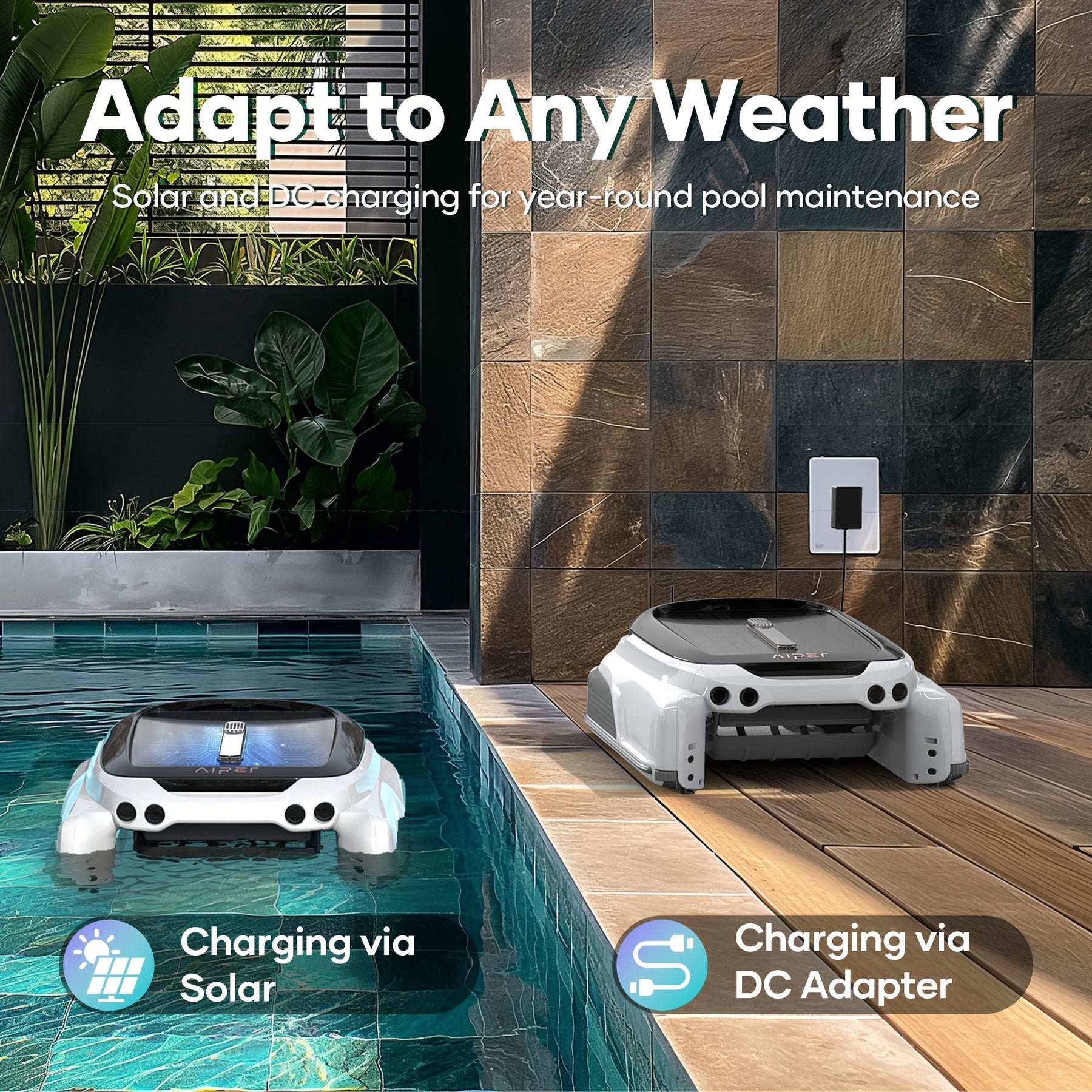 Aiper Surfer M1 Cordless Robotic Pool Skimmer