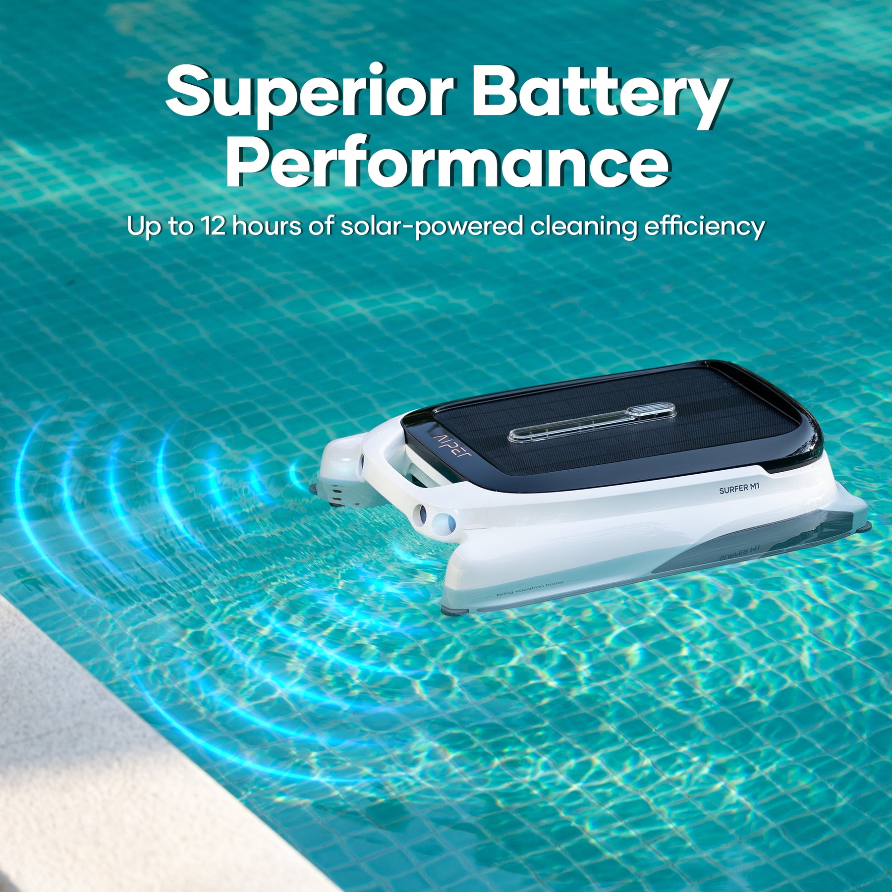 Aiper Surfer M1 Cordless Robotic Pool Skimmer