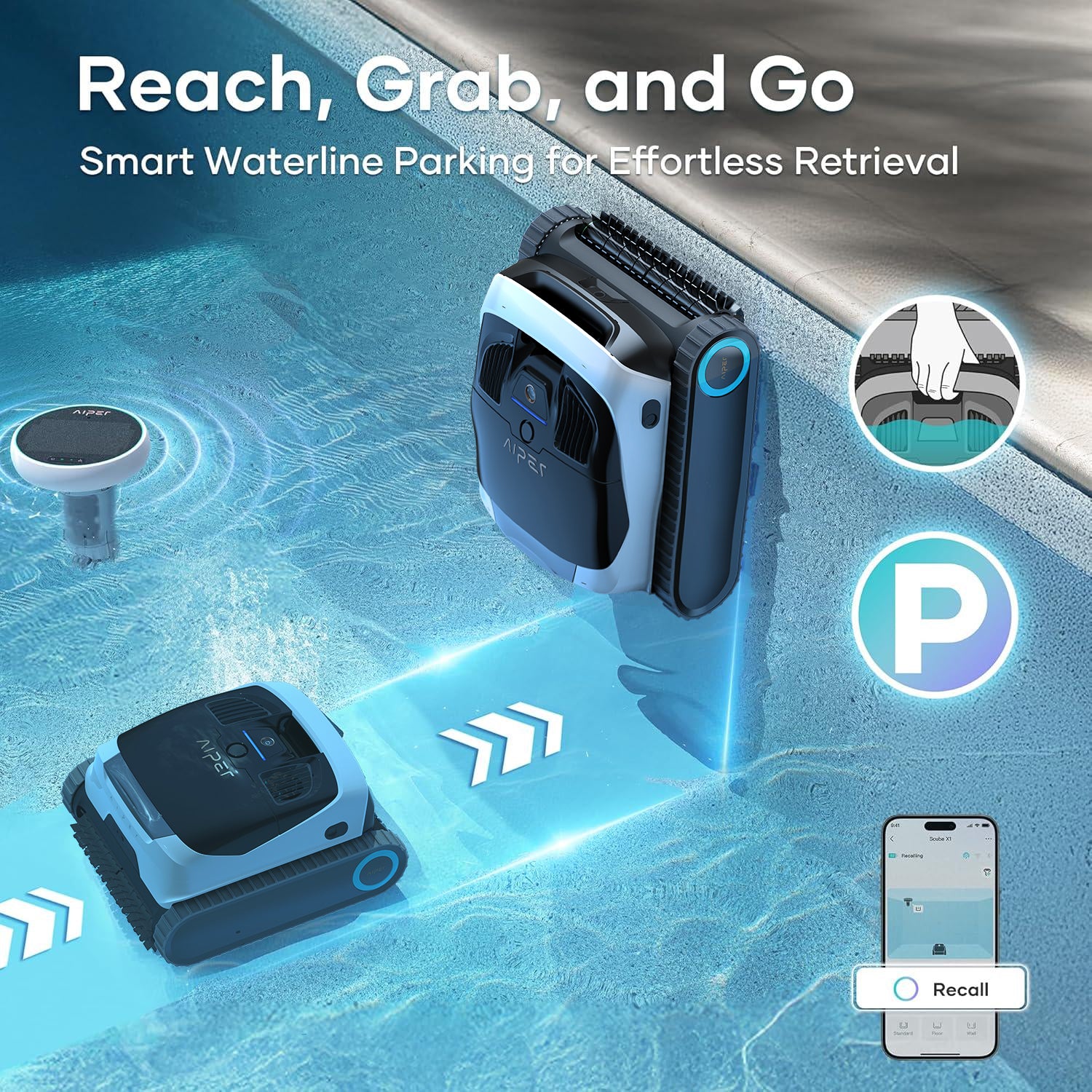 Aiper Scuba N1 Max Cordless Robotic Pool Cleaner