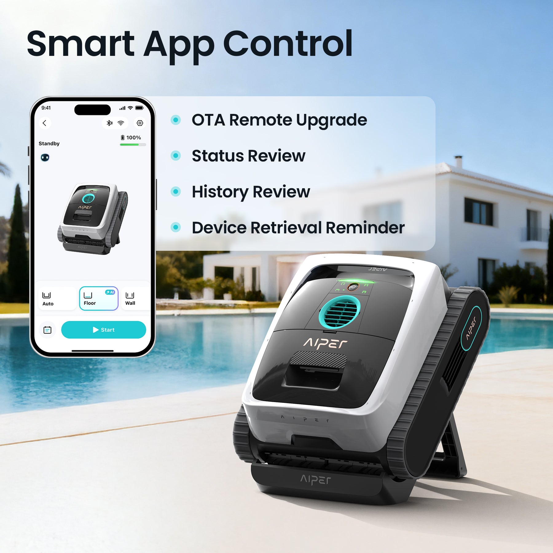 AIPER Scuba N3 AI Vision Cordless Robotic Pool Cleaner
