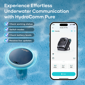 Aiper Scuba X1s Pro Cordless Robotic Pool Cleaner & HydroComm Pure Bundle (Coming Soon)