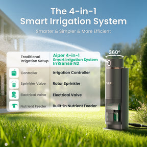 IrriSense 2, 4-in-1 Smart Sprinkler & Irrigation System