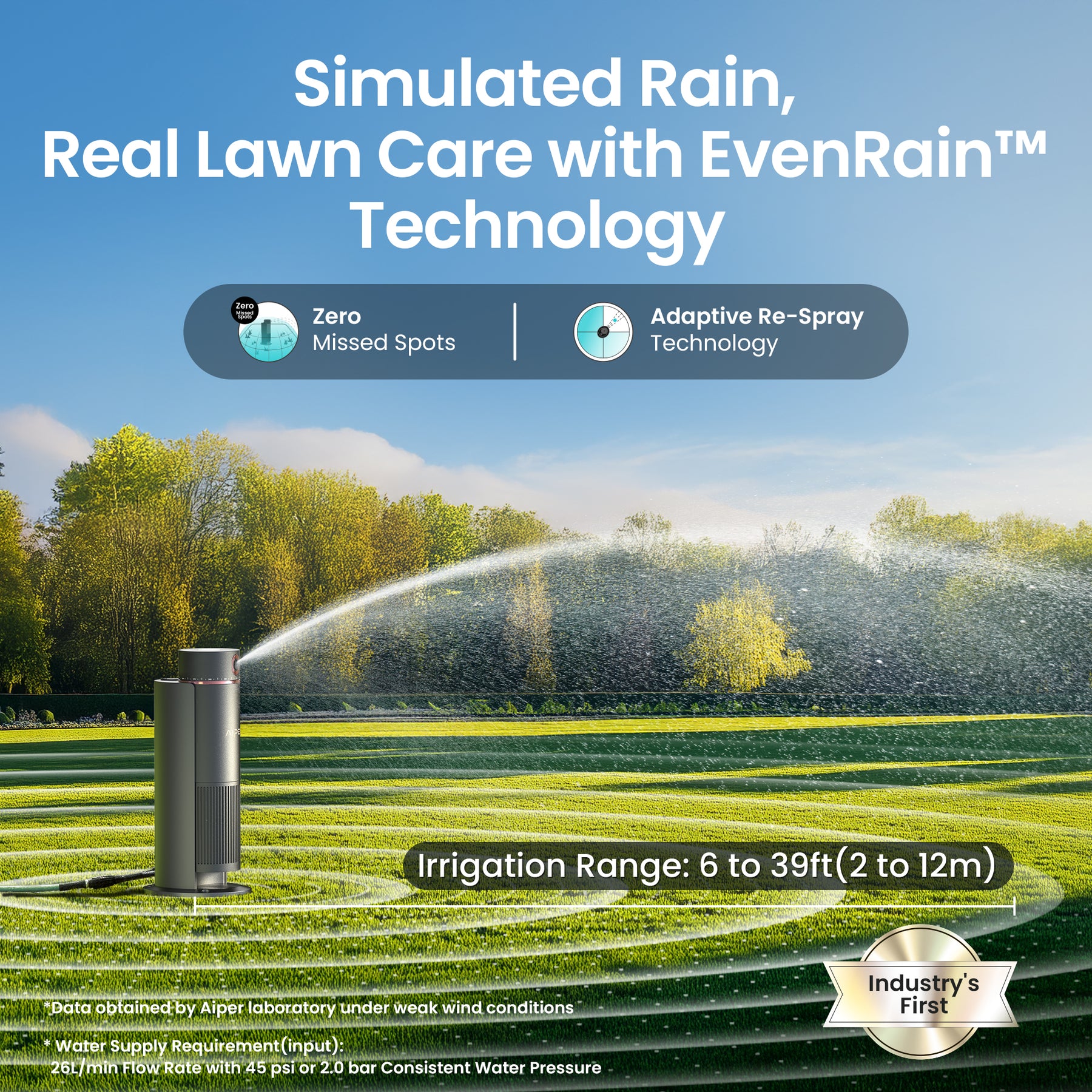 IrriSense 2, 4-in-1 Smart Sprinkler & Irrigation System