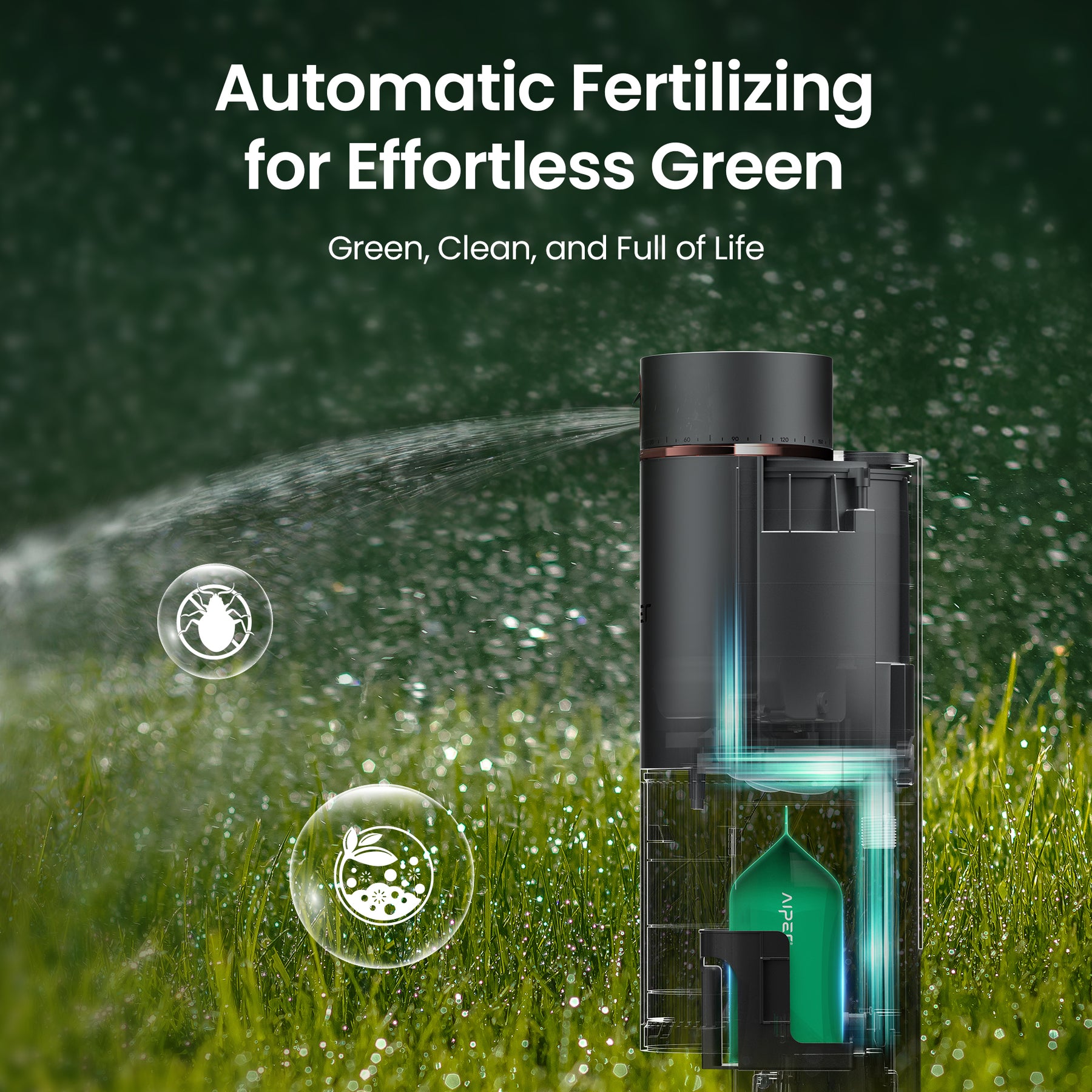IrriSense 2, 4-in-1 Smart Sprinkler & Irrigation System